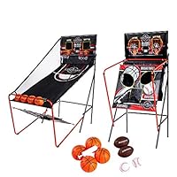 Lancaster 2 Player Electronic Scoreboard Arcade 3 in 1 Basketball Sports Game