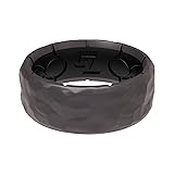 Groove Life Zeus Hammered Gun Metal Silicone Ring