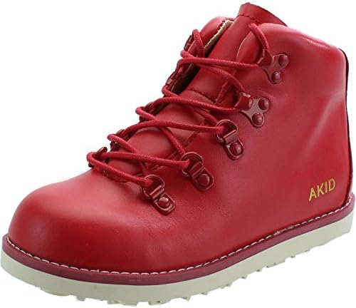 Akid Jasper Red Leather 1 M US Little Kid