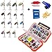 catchmeister Fishing Tackle Box and Spinner Lure Kit Double Layer Hard Plastic 28 Piece Saltwater & Freshwater Fishing Rig