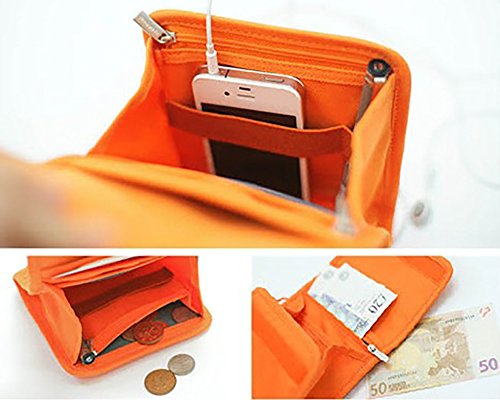 house of quirk passport canvas sling bag(black)