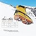 RENHAIGY Traction Ice Cleats Crampons Ice Snow Grips for Hiking Walking Climbing Fishing Jogging with Anti-Slip Microspikes Stainless Steel Spikes