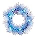 Lighted Winter Snowflake Wreath