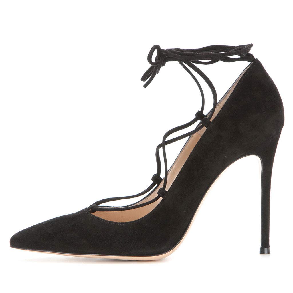 strappy closed toe block heels