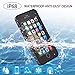 OUNNE iPhone 6/6s Waterproof Case, IP68 Certified with Touch ID Underwater Full Body Cover SandProof Shockproof Snowproof for iPhone 6/6s (Clear)