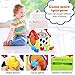 ZJTL Colors Pairing Blocks Educational Learning & Geometric Shape Toys, Electronic Musical Activity Play Center House with Counting Help/Know Animals/Electronic Piano/Open Door/ Etc