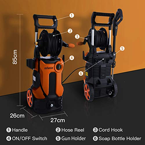 mrliance Pressure Washer 3800PSI, High Pressure Cleaner Machine 2.8GPM