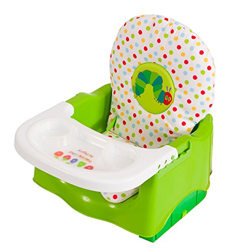 The World of Eric Carle Creative Baby Happy and Hungry Caterpillar Booster Seat, Green