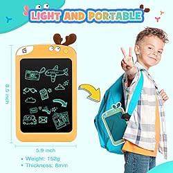 Kids LCD Drawing Pad Toys Ainimal Reusable Doodle