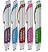 Stylus Pen, 2 in 1 Capacitive Stylus & Ballpoint Click Pen with Comfort Grip for Universal Touchscreen Devices, Tablets,iPad, iPhone 6,6 Plus, iPod, Android, Samsung Galaxy(Silver 10 Pack)