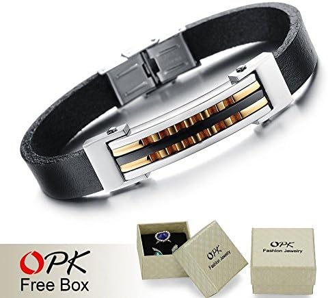 Wonderful Dream Opk Jewelry Free Box! 2015 Koean Casual Real Leather Cuff Wrap Bracelet Vintage Cool Pulseira Masculina Couro, 833 yjaliBracelets361