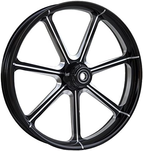 RC Components Mission Eclipse 21" Front Wheel - Avon Tire Package for 2008 and Newer Harley-Davidson Touring models with ABS brakes - RCFWP21-08ABS-MISSION -E
