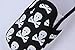 JTC Baby Crawl Crib Skull Printed Slip- On Leisure Single Shoes (Length:Approx 5'', Black)