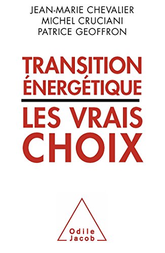 Transitions énergétiques : Les vrais choix by Jean-Marie Chevalier, Michel Cruciani, Patrice Geoffron
