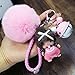 ULTNICE 12pcs Faux Fur Pom Poms DIY Fluffy Ball for Knitting Hats Scarves Bags Charms