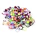 Coolrunner Wholesale Multicolor 80 Flexible Lip Tongue Eyebrow Bar Rings Barbell Piercing Body Jewelry