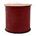 BEADNOVA 3mm Faux Suede Cord Flat Lace Leather Cord String 100 yard/roll for Jewelry Making, Red