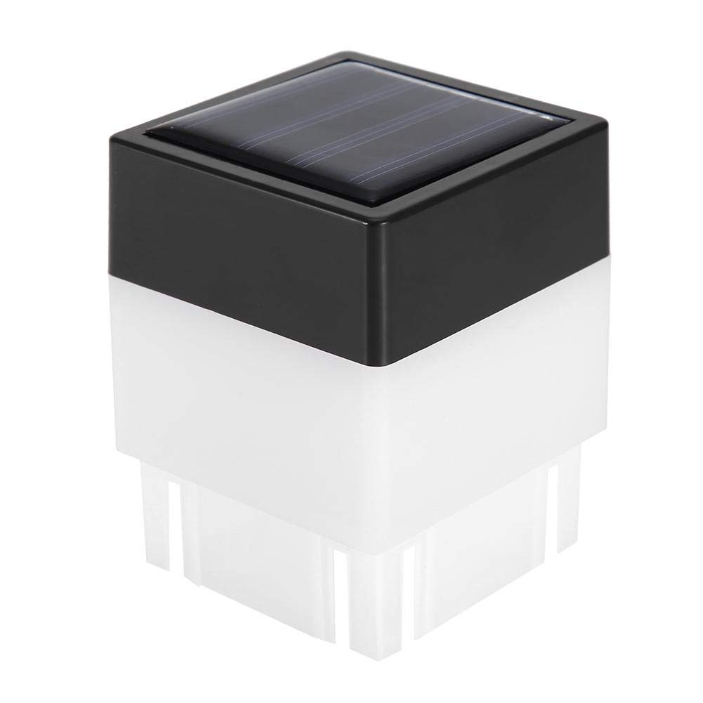 eecoo Solar Post Cap Lights, Outdoor Lighting for Wooden Posts, LED Solar Pillar Lamp, Waterproof, Outdoor LED Solar Power Pillar Light