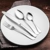 30-Piece Cutlery Set, VPCOK Flatware Set, Stainless Steel Silverware Sets Service for 6 High-Grade Mirror Polished Tableware Utensil Set with Gift Box Perfect Gift
