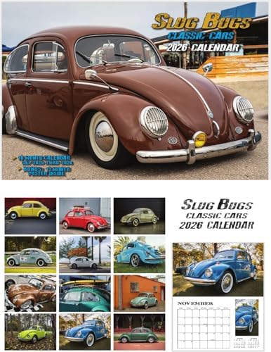 arti - VW Beetle Calendar 2026 - Wall Calendar in Format 30 x 30