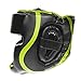 Sanabul Essential Boxing Headgear for Men & Women, Muay Thai MMA Headgear with Protective Padding, Full Face Coverage for Sparring Training, Green, S/M
