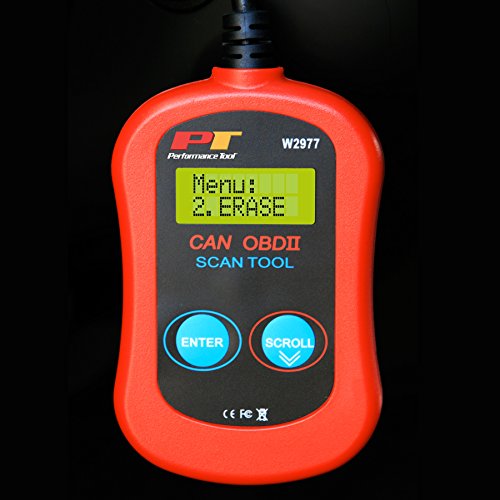 Performance Tool W2977 CAN OBD II Scanner Tool for Check Engine Light