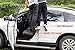 JINGYOO Car Doorstep Ladder Rack Easy Access to Car Roof Rack for Car Jeep SUV