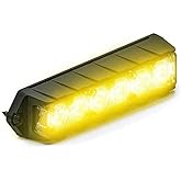 Feniex Industries Feniex Fusion Surface Mount | Amber | 3-Modes | 6 LEDs, Super Bright 3 Watt LEDs, SAE Class 1