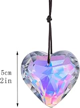 Crystal Heart Prism Sun Catcher by H&D Hyaline & Dora 50mm Glass Rainbow view 6