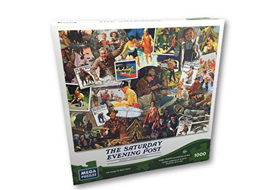 The Saturday Evening Post 1000 Piece Jigsaw Puzzle: Fishing and Camping