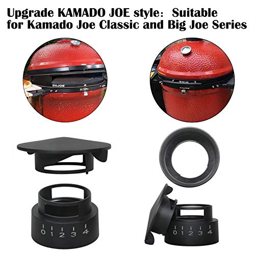 Umbrella Cast iron Cap for Kamado Joe Classic & Big Joe Series ，Replacement for Kamado Joe Dual