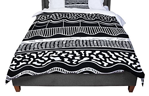 Amazon Com Kess Inhouse Vasare Nar Abiodun Tribal Black White