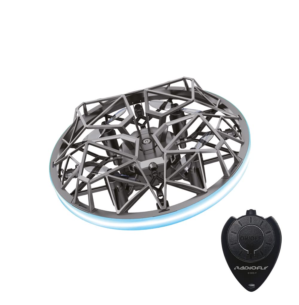 ODS TOYS 40105 Drone Induction Toy with Infrared, Collision Sensor, LED Lights 360° with Colour Changing, Descence and Assistance