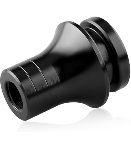 BLACK SHIFT KNOB BOOT RETAINER/ADAPTER FOR MANUAL GEAR SHIFTER - Foto 3