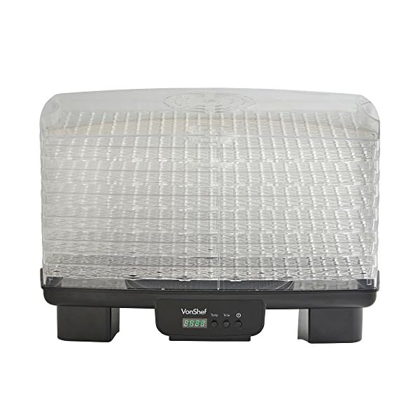 VonShef-6-Tier-Electric-Digital-Food-Dehydrator-with-Adjustable-Temperature-Control-and-Timer