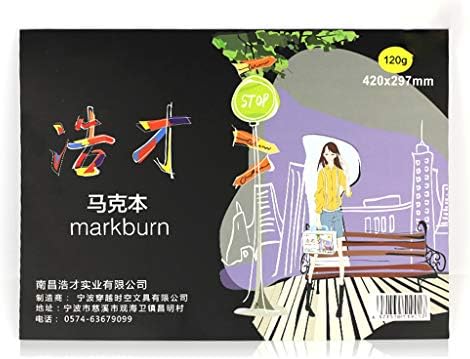 Huhudde A3/A4/B5 Drawing Paper Pad Notebook Sketch Book for Marker Art Paiting Diary Student Gifts 30 Sheets