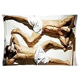 Stroggl Generic Supernatural Jensen Ackles and Jared Padalecki Shirtless Pillowcase Colorful 16