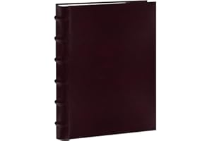 Pioneer Photo Albums CLB-346/BG 300-Pocket European Bonded Leather Photo Album for 4 by 6-Inch Prints, Burgundy