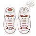 Konsait No Tie Elastic Shoelaces for Kids, No-Tie Silicone Elastic Shoe Laces for 12pcs/Kids(White)