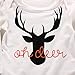 Gobrillant Newborn Baby Boy Girl Deer Romper Pants Leggings Hat 3pcs Outfits Set Costume (12-18 Months, Deer)