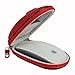 Hermitshell Hard Storage Carrying Case Bag Fits Apple Magic Mouse (I and II 2nd Gen) (Red)