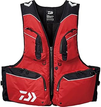 Amazon ダイワ バリアテック サイバーフロート レッド M Xl Df 3321 ダイワ Daiwa ライフジャケット フローティングベスト