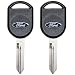 Ford 5918997-2 Pack OEM TRANSPONDER CHIP Ignition Master Key Logo 82 GRV IPATS RFID - Jewel primary