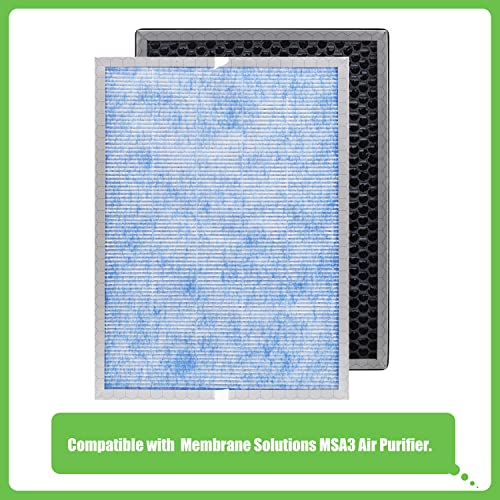 Hichoryer【Upgraded】MSA3 Air Purifier Replacement with Membrane Solutions Air