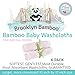 Brooklyn Bamboo 10x10-Inch Hypoallergenic Baby Wipes - Pink (Pack of 6)