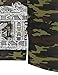URBANCREWS Mens Hipster Hip Hop Pyramid Dollar Graphic Longline T-Shirt CAMO, XL