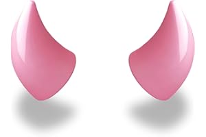 Helmet Flair MagNeatOhz Small Devil Horns for Helmet | Made in USA | Helmet Accessory for Motorcycle Helmet, Bike Helmet, Ski Helmet | Magnetic & Interchangeable | Pair (Helmet Not Included)