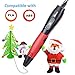 3D Pen for Kids with 7.5M long 1.75MM PLA - 2018 Tipeye Newest RED Version 3D Doodler Pen Kits 3D Printing Pen with LCD Display PLA Filament Refills for Adults, Doodling, Artist, Girls, DIY etc