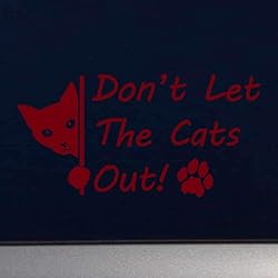 Don't Let The Cats Out! Cat Peeking Around Door 9