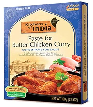 Amazon Com Kitchens Of India Paste Butter Chicken Curry 3 5